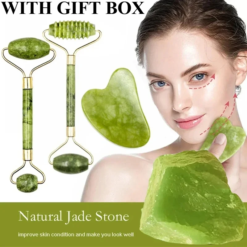 Натуральный нефритовый роллер  – обзор и цена Jade Roller Stone